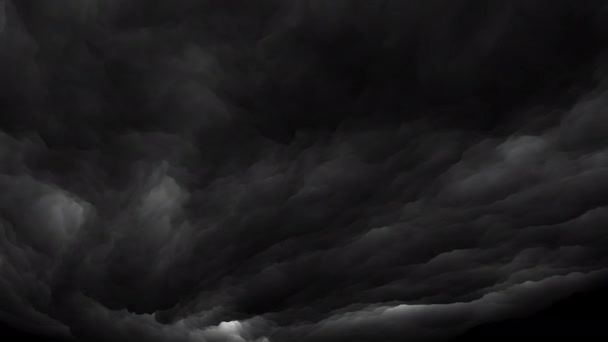 Espectacular Cúmulo Nublado Cielo Cielo Fondo — Vídeos de Stock