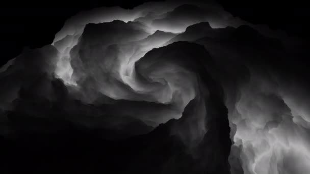 Forte Vento Tempestade Tempo Nuvem Pano Fundo — Vídeo de Stock