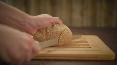 Yüksek Besin Yemeği Diyeti İçin Ev Yapımı Kırsal Lezzetli Ekmekler