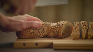 Yüksek Besin Yemeği Diyeti İçin Ev Yapımı Kırsal Lezzetli Ekmekler