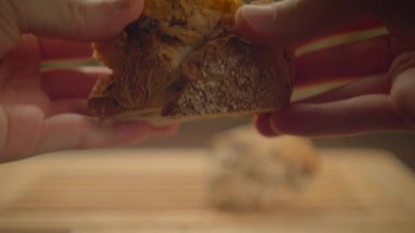 Fırınlanmış Pasta Ekmeği Ekmek Gıda Ürünleri Sergilendi