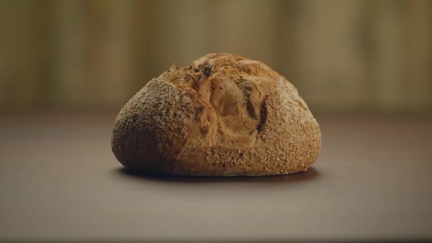 Показаны Хлебобулочные Изделия Выпечки Хлеба — стоковое видео