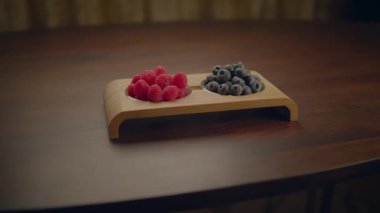 Sağlıklı Yaşam Tarzı Detox Sağlık Konsepti için Olgun Taze Böğürtlen Süper Gıda