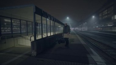 Yoksul, Olgun, Gözlüklü Yaşlıca Erkek Yoksullaşması