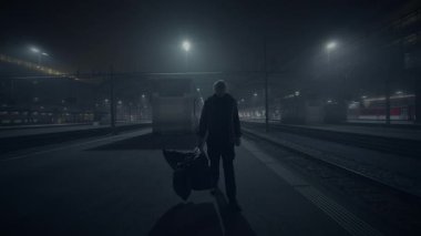 Yoksul, Olgun, Gözlüklü Yaşlıca Erkek Yoksullaşması