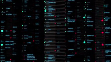 Bilgisayar ekranında büyüleyici çizgiler, noktalar ve elektrik mavi yazı tipleri vardı. Kule blokları ve karanlık cepheleriyle fütüristik bir şehir manzarasına benziyordu. Çarpıcı bir görsel olay yaratıyordu.