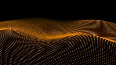 Siyah bir tavanda, makro fotoğraf sanatına benzeyen güzel bir mavi dalga deseni. Renkler arasındaki zıtlık büyüleyici bir etki yaratıyor.