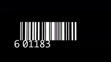 Dijital Barkod Numarası Veri Tarama Arkaplanı 