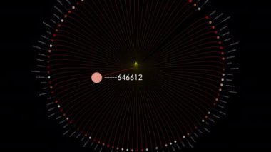 Çember Parçacıkları Akan Doku Örnekleri Siyah Arkaplanda İzole Edildi