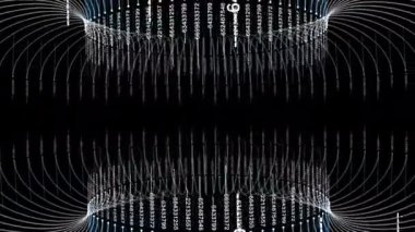 Bu büyüleyici videoda kara deliklerin, dinamik sayıların ve karmaşık tünellerin büyüleyici bilgisayar görüntüleriyle veri görselleştirmenin esrarengiz alanına dalın
