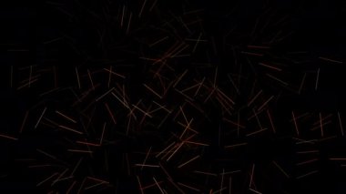 Elektrikli mavi kıvılcımlar karanlığı siyah bir zemine karşı aydınlatır. Gece yarısı gökyüzüne benzeyen simetrik bir desen oluşturur.