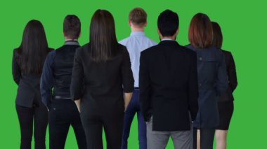 Profesyonel İş Adamları Temsilcilik Şirketi 'nin Takım Portresi. Yüksek kalite 4k görüntü