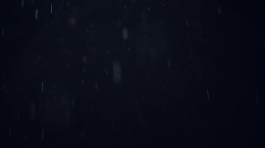 Şehir Caddesi 'ne Gece Arkaplanı' nda Yağan Yağmurlu Hava