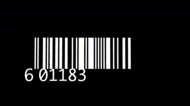 Dijital Barkod Numarası Veri Tarama Arkaplanı 
