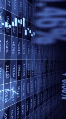 Bu, modern dijital formatta sunulan borsa verilerini ve eğilimlerini gösteren çekici bir görsel temsildir.