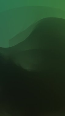 Değişik yeşil tonların sakin bir karışımı soyut, rüya gibi bir manzara yaratmak için bir araya gelir.