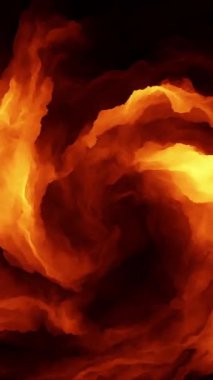 Bu eser, sanatsal projeler ve dinamik altyapılar için mükemmel kıvrımlı alevlerden oluşan canlı bir soyutlama sergiliyor.