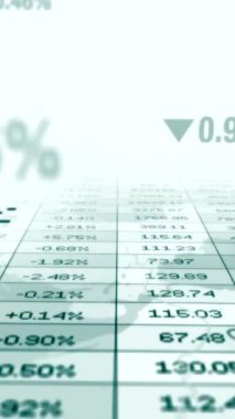 Hisse senedi piyasası verilerindeki eğilimleri ve dalgalanmaları yüzdelerle gösteren görsel bir temsil