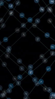 Birbirine bağlı düğüm ve ağların inanılmaz ve çarpıcı soyut bir temsili, anlam dolu.