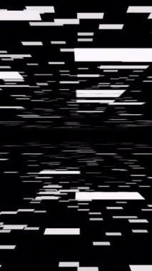 Yaratıcılığa ilham veren, canlı ve dinamik soyut bir tasarım, siyah ve beyaz geometrik desenler sergiliyor.