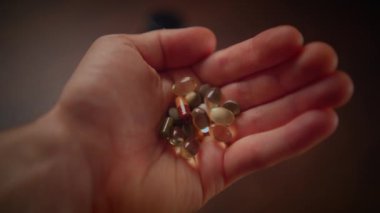 Süper gıda takviyeleri. Vitaminler. Sağlıklı bir yaşam tarzı için doz.