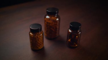 Süper gıda takviyeleri. Vitaminler. Sağlıklı bir yaşam tarzı için doz.