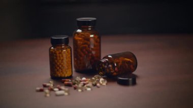 Süper gıda takviyeleri. Vitaminler. Sağlıklı bir yaşam tarzı için doz.