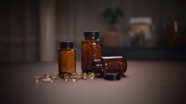 Süper gıda takviyeleri. Vitaminler. Sağlıklı bir yaşam tarzı için doz.