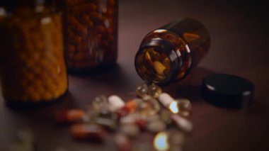 Süper gıda takviyeleri. Vitaminler. Sağlıklı bir yaşam tarzı için doz.