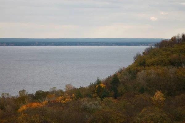 Jesień Półwyspie Trakhtemyriv Ukraina — Zdjęcie stockowe