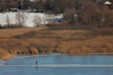 Vorhol köyünde kış, Ukrayna
