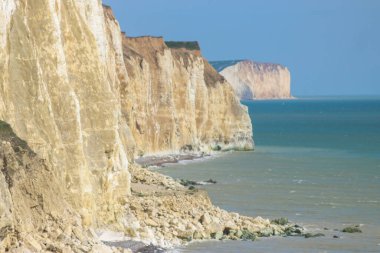 Brighton yakınlarındaki Beyaz Kayalıklar, İngiltere Doğal Kıyı Güzelliği