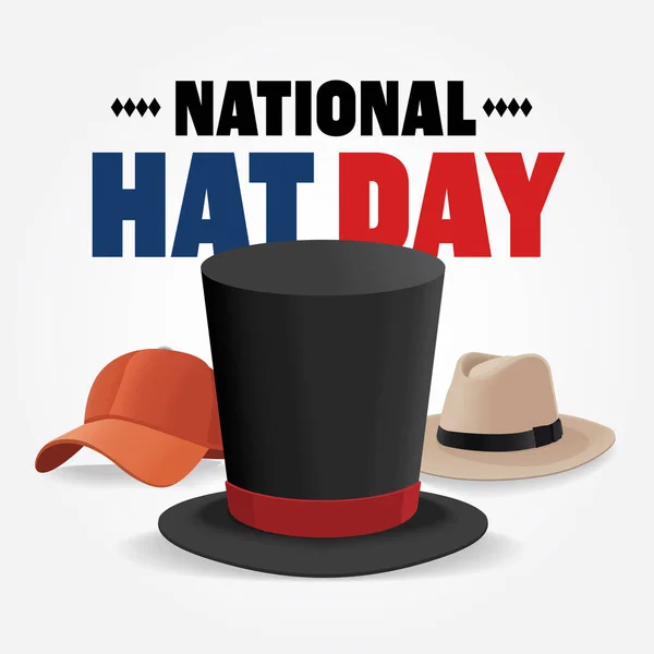 Εικονογράφηση Διάνυσμα Της Εθνικής Ημέρας Καπέλο Επίπεδη Έννοια Σχεδιασμού Γραφική Διανυσματικά Γραφικά