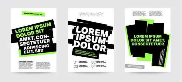 Entwurf Von Vektorvorlagen Grafik Design Konzept Textmarker Für Poster Banner Stockvektor