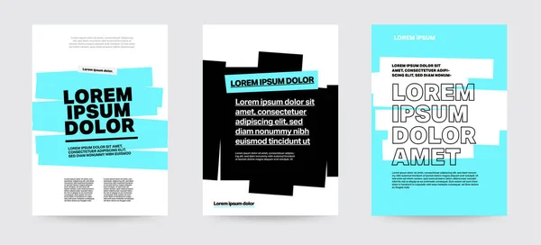 Entwurf Von Vektorvorlagen Grafik Design Konzept Textmarker Für Poster Banner lizenzfreie Stockillustrationen