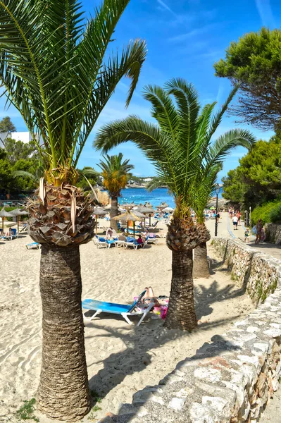 Stranden Cala Des Pou Cala Dor Mallorca Spansk Medelhavet — Stockfoto