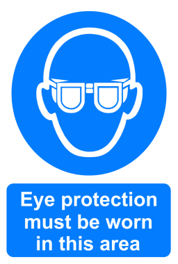 Bu bölge tabelasında göz koruması takılmalı.