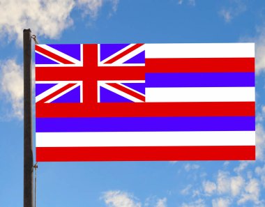 Hawaii bayrağı, Amerika Birleşik Devletleri 'nin batısında Pasifik Okyanusu' nda bulunan mavi ve beyaz bulutlu bir eyalettir.