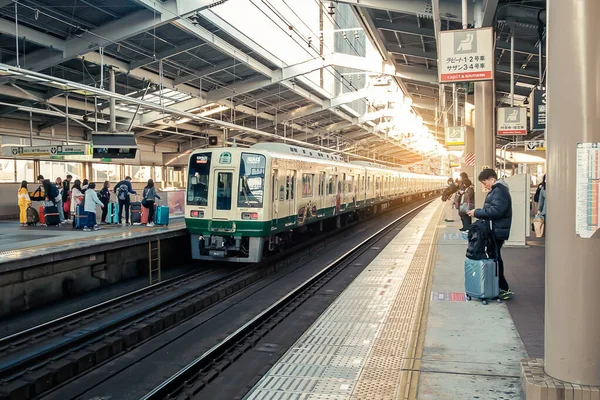 Tren Época Ciudad Osaka Osaka Japón Noviembre 2019 — Foto de Stock