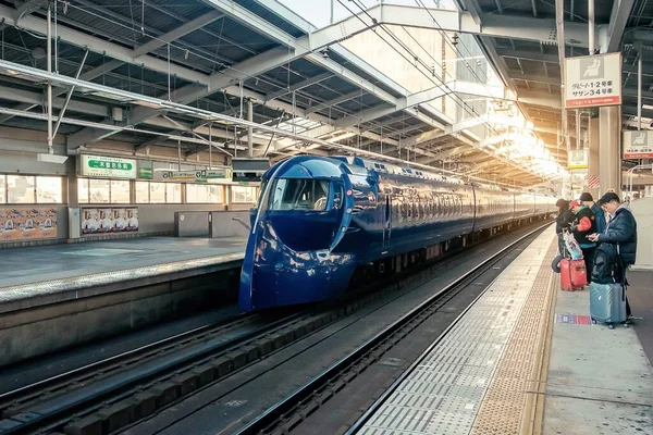 Linha Nankai Airport Express Linha Trem Aeroporto Internacional Kansai Para — Fotografia de Stock