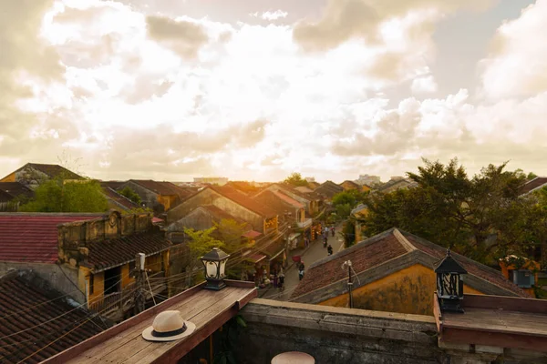 Hoi Starożytne Miasto Środkowym Wietnamie Punkt Orientacyjny Popularne Dla Atrakcji — Zdjęcie stockowe