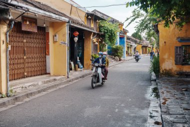 Orta Vietnam 'da eski bir kasaba. Tarihi bir yer ve turistik yerlerin gözdesi. 14 Kasım 2022