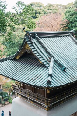 Enoshima Tapınağı. Tokyo yakınlarındaki turistler için önemli ve popüler bir yer. Kanagawa, Japonya, 16 Kasım 2023