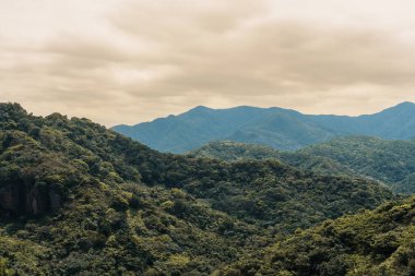 New Taipei 'deki Bitou Burnu Yürüyüş Yolu' ndan manzara. Taipei yakınlarındaki önemli ve popüler yerler. Asya ve Yaz Seyahat Konsepti