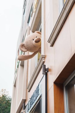 Anfu Yolu 'ndaki 13DE Marzo Cafe' de şirin bir oyuncak. Şangay 'da ünlü ve popüler bir içecek markası. 5 Aralık 2024, Şangay, Çin