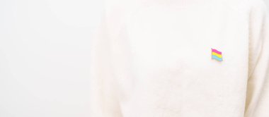 Panseksüel Görüş Günü ve Panromantik Mayıs Farkındalık Günü ve LGBT gurur ayı konsepti. Lezbiyen, Gey, Biseksüel, Transseksüel ve Evlilik Eşitliği için pembe, sarı ve mavi kalp şeklinde el ele tutuşuyoruz. 