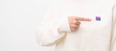 Biseksüellik Kutlama Günü ve LGBT gurur ayı, LGBTQ veya LGBTQIA konsepti. Lezbiyen, Gey, Biseksüel, Transseksüel, Eşcinsel, Panseksüel, Evlilik Eşitliği Yasası için el ele tutuşmalar