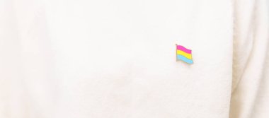 Panseksüel Görüş Günü ve Panromantik Mayıs Farkındalık Günü ve LGBT gurur ayı konsepti. Lezbiyen, Gey, Biseksüel, Transseksüel ve Evlilik Eşitliği için pembe, sarı ve mavi kalp şeklinde el ele tutuşuyoruz. 