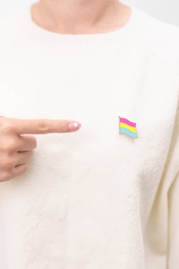Panseksüel Görüş Günü ve Panromantik Mayıs Farkındalık Günü ve LGBT gurur ayı konsepti. Lezbiyen, Gey, Biseksüel, Transseksüel ve Evlilik Eşitliği için pembe, sarı ve mavi kalp şeklinde el ele tutuşuyoruz. 
