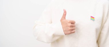 Panseksüel Görüş Günü ve Panromantik Mayıs Farkındalık Günü ve LGBT gurur ayı konsepti. Lezbiyen, Gey, Biseksüel, Transseksüel ve Evlilik Eşitliği için pembe, sarı ve mavi kalp şeklinde el ele tutuşuyoruz. 